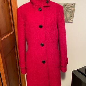 Chic Red Teddy Jacket for Women